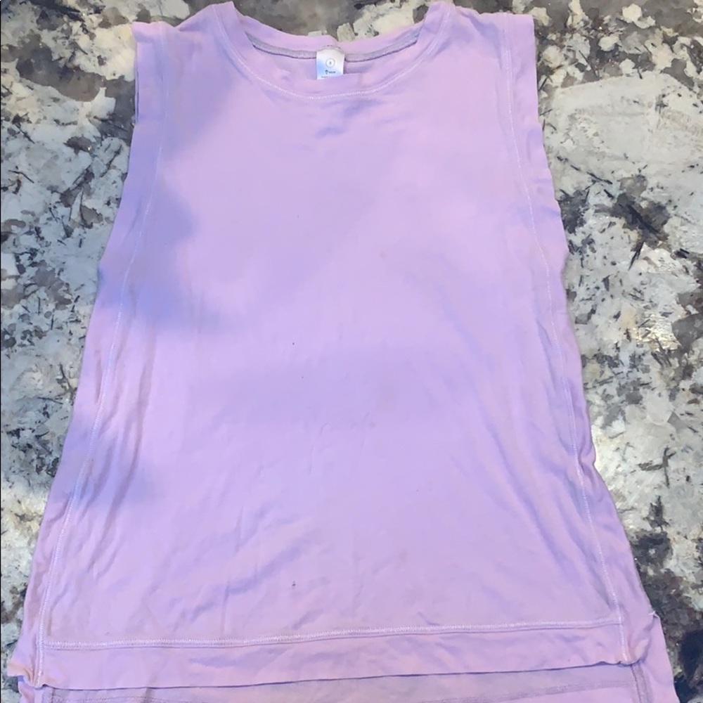 Ivivva lavender cutoff shirt